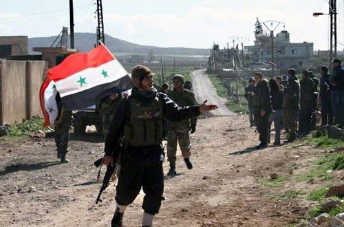 Tropas sirias aseguran su control en zonas próximas a Palestina ocupada